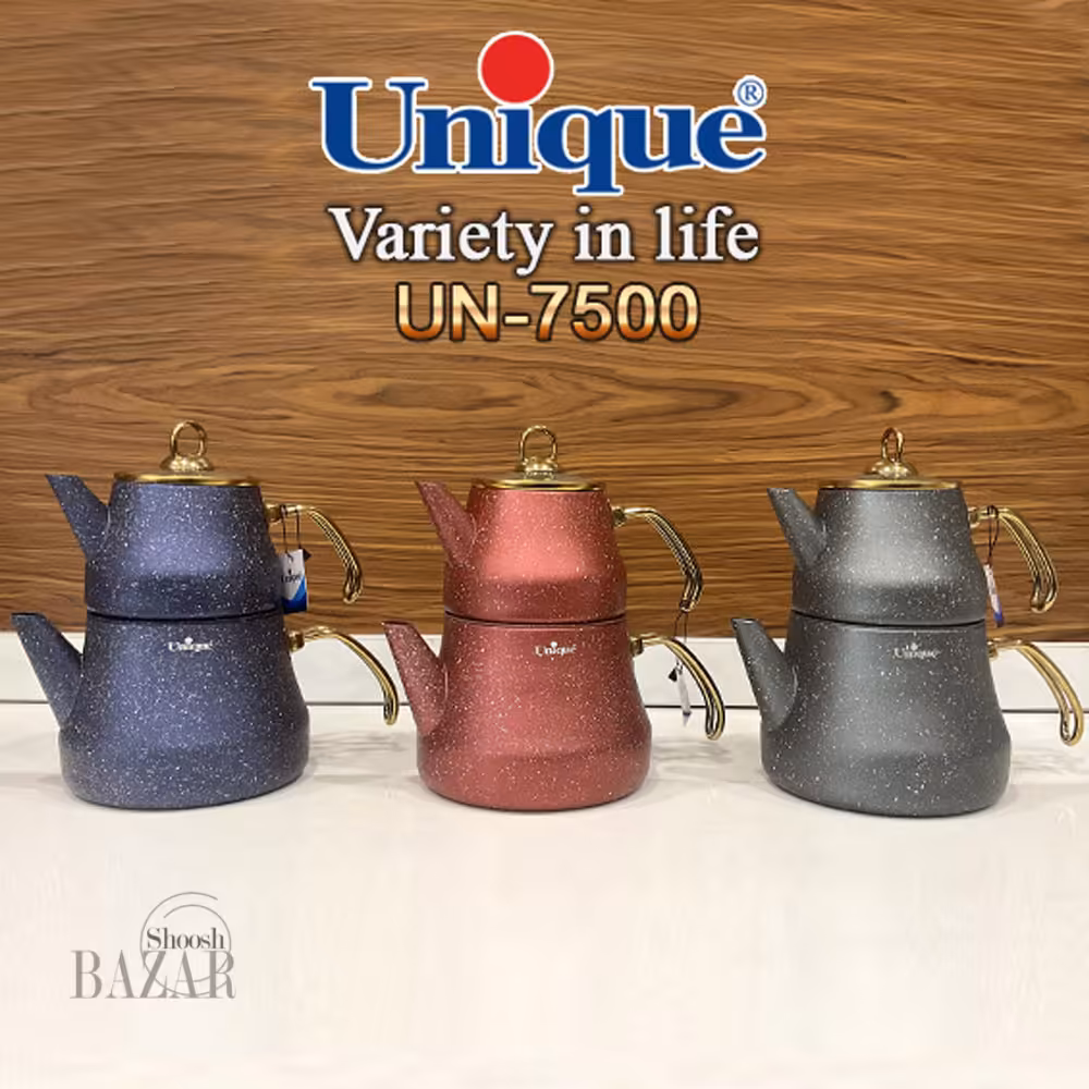 کتری و قوری آلومینیوم گرانیتی یونیک کد 7500