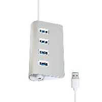 هاب فلزی آداپتورخور4 پورت USB30 مدل1057