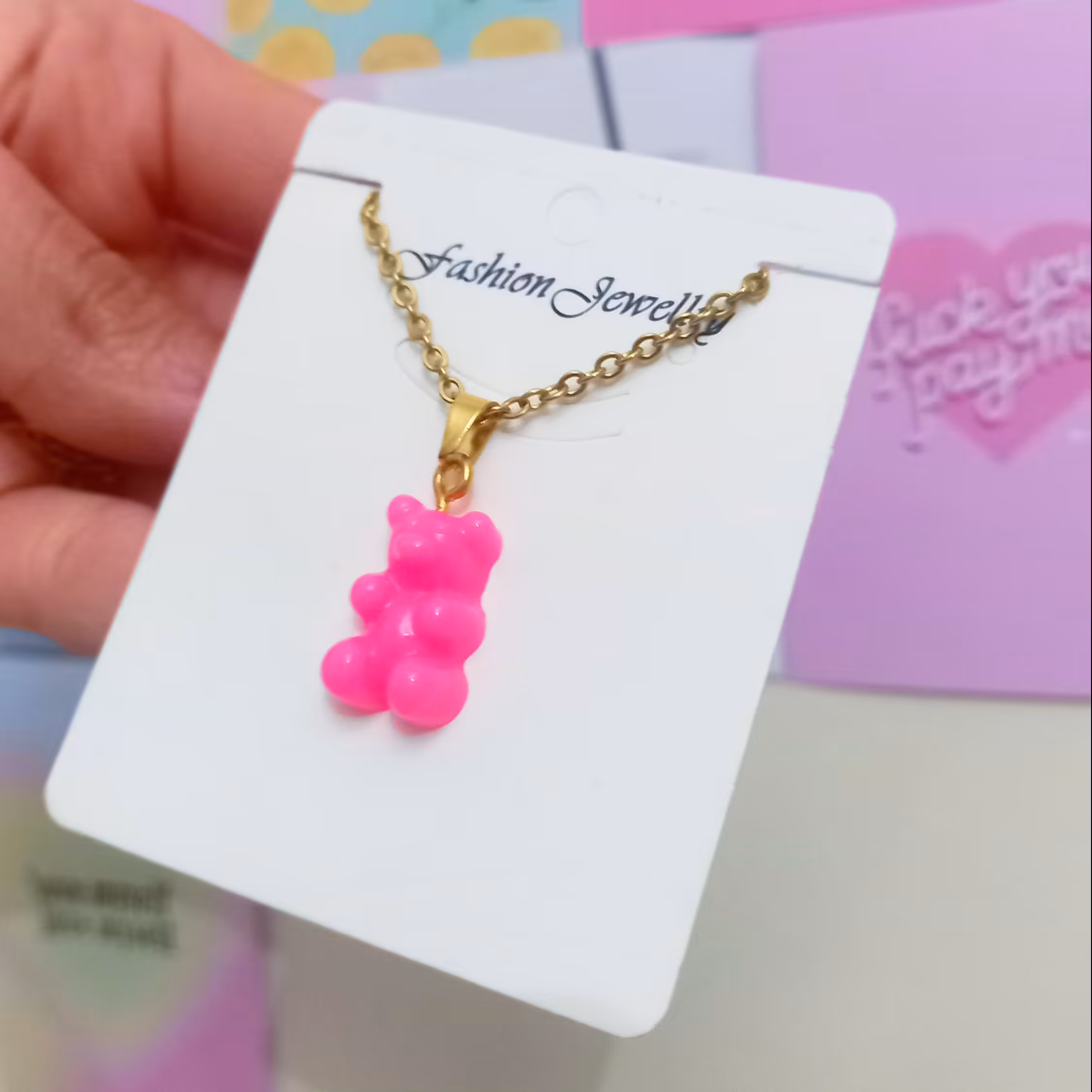 گردنبند پاستی خرسی