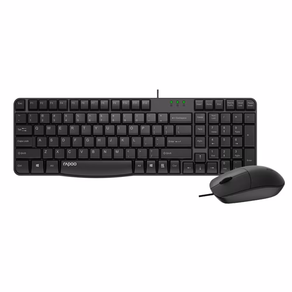 کیبورد و موس رپو مدل X120S کیبورد و ماوس Rapoo X120S