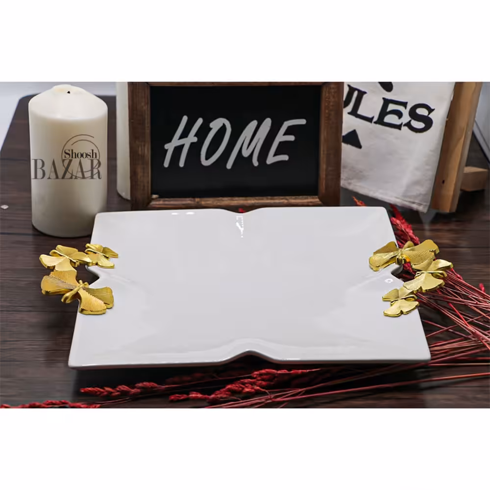 شیرینی خوری مربع بزرگ بی وی کی کد 671928 مدل مجستیک