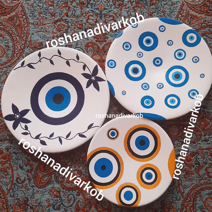 ست سه عددی دیوارکوب چشم زخم و شیک