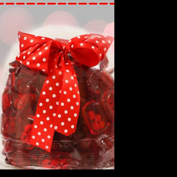 گیفت مناسب هدیه مدل شکلات کریستالی کوچک بسته 55 عددی