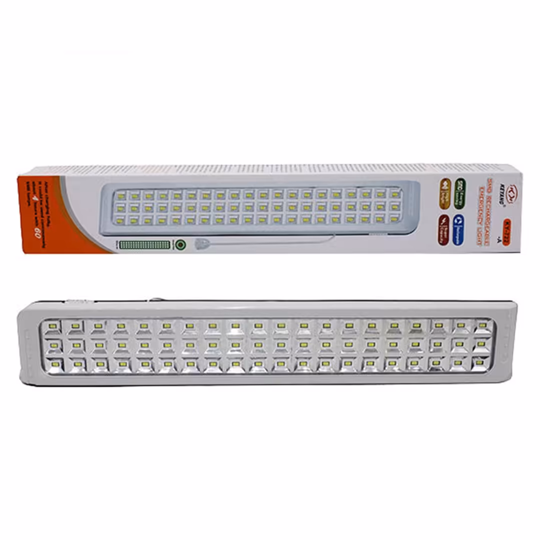 چراغ اضطراری شارژی 60 لامپ کیانگ کیفیت عالی 