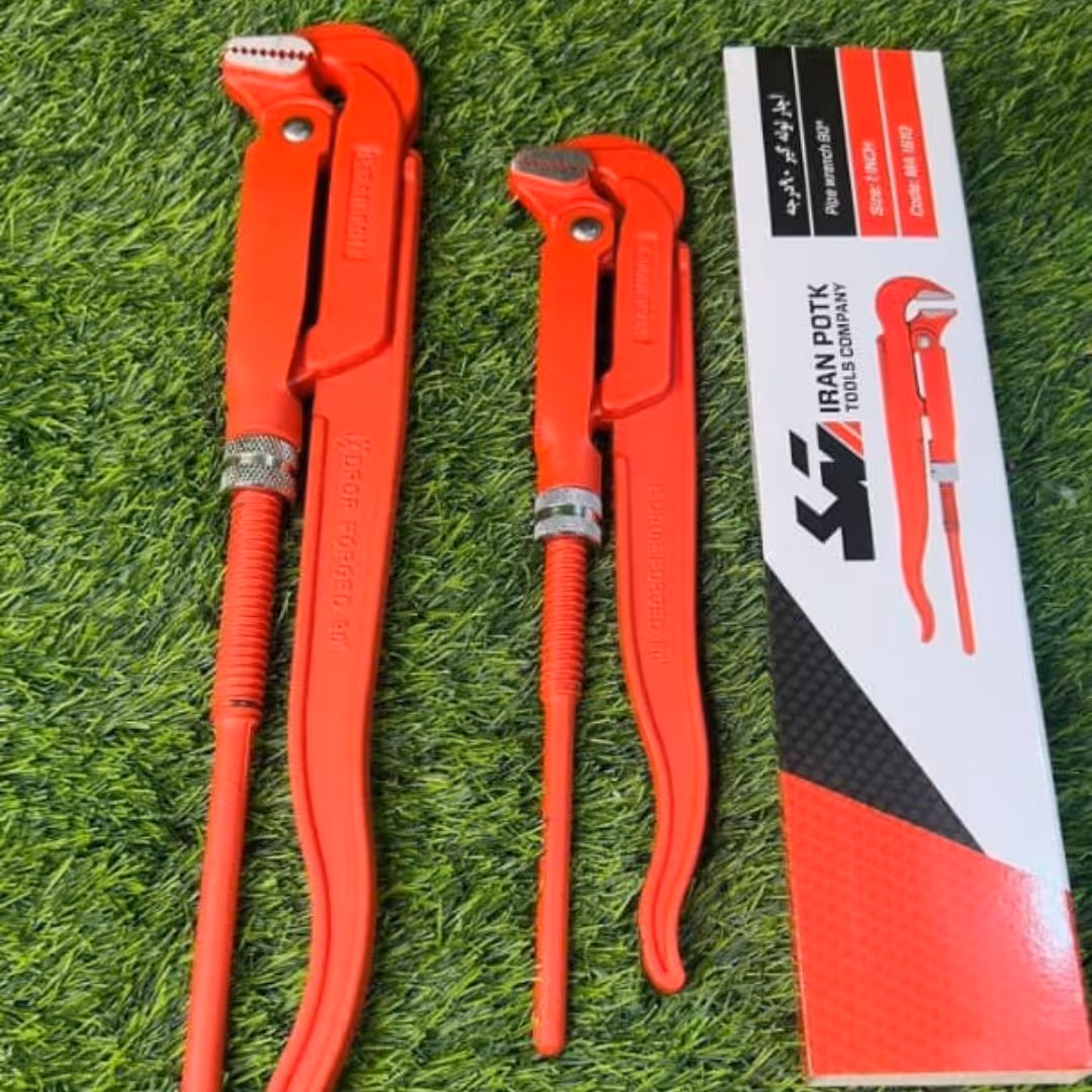 آچار لوله ایران پتک، آچار دو دسته سایز یک و نیم 