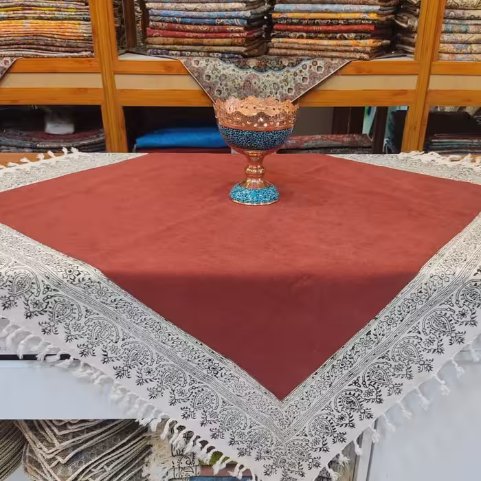 قلمکاری همراه با پارچه مات قابل شستشو رنگ ثابت در طرح و رنگ و ابعاد متنوع