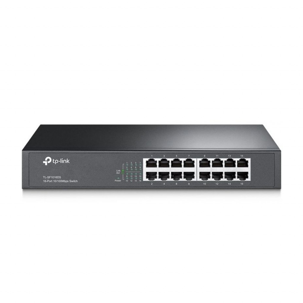 قیمت و خرید سوییچ شبکه رکمونت/دسکتاپ 16 پورت تی پی لینک مدل TL-SF1016DS | نت ران