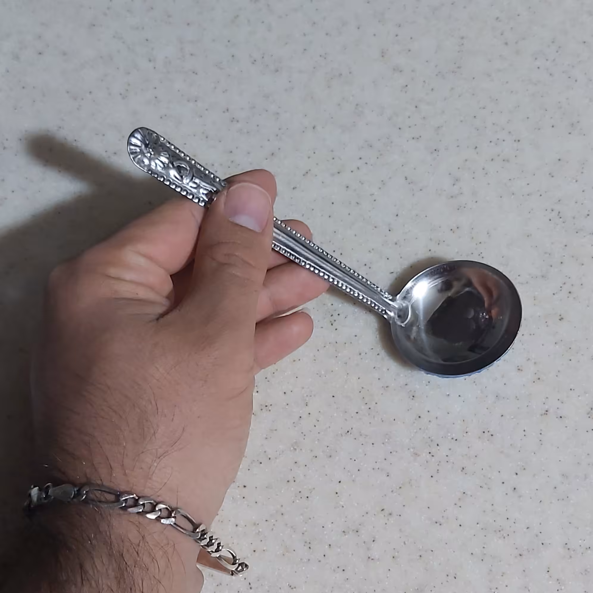 ملاقه خورشت 6 تایی استیل قاشق خورشت(ملاقه کوچک)