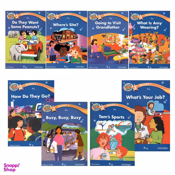 کتاب Lets Go Readers 3 اثر Christine Hartzler انتشارات آکسفورد مجموعه 8 جلدی