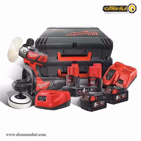 ست 7 پارچه پولیش و سنباده شارژی میلواکی مدل M18FPP2K-544X