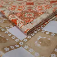 سفره 6 نفره دو رو در رنگ و طرح متفاوت