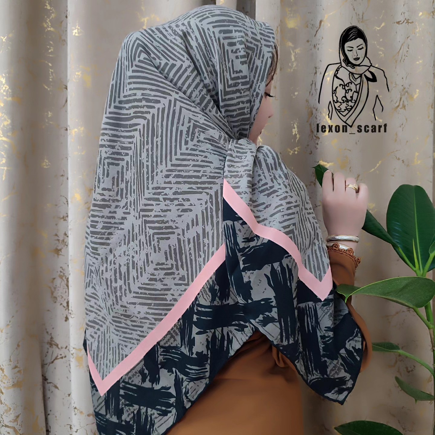 روسری نخی بهاره مناسب فصل کیفیت پارچه درجه یک