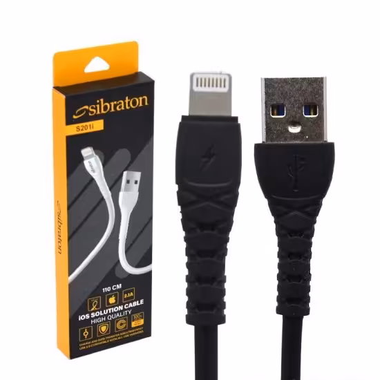 کابل آیفون (lightning) طول 1.1 متر سیبراتون (Sibraton) مدل S201i

