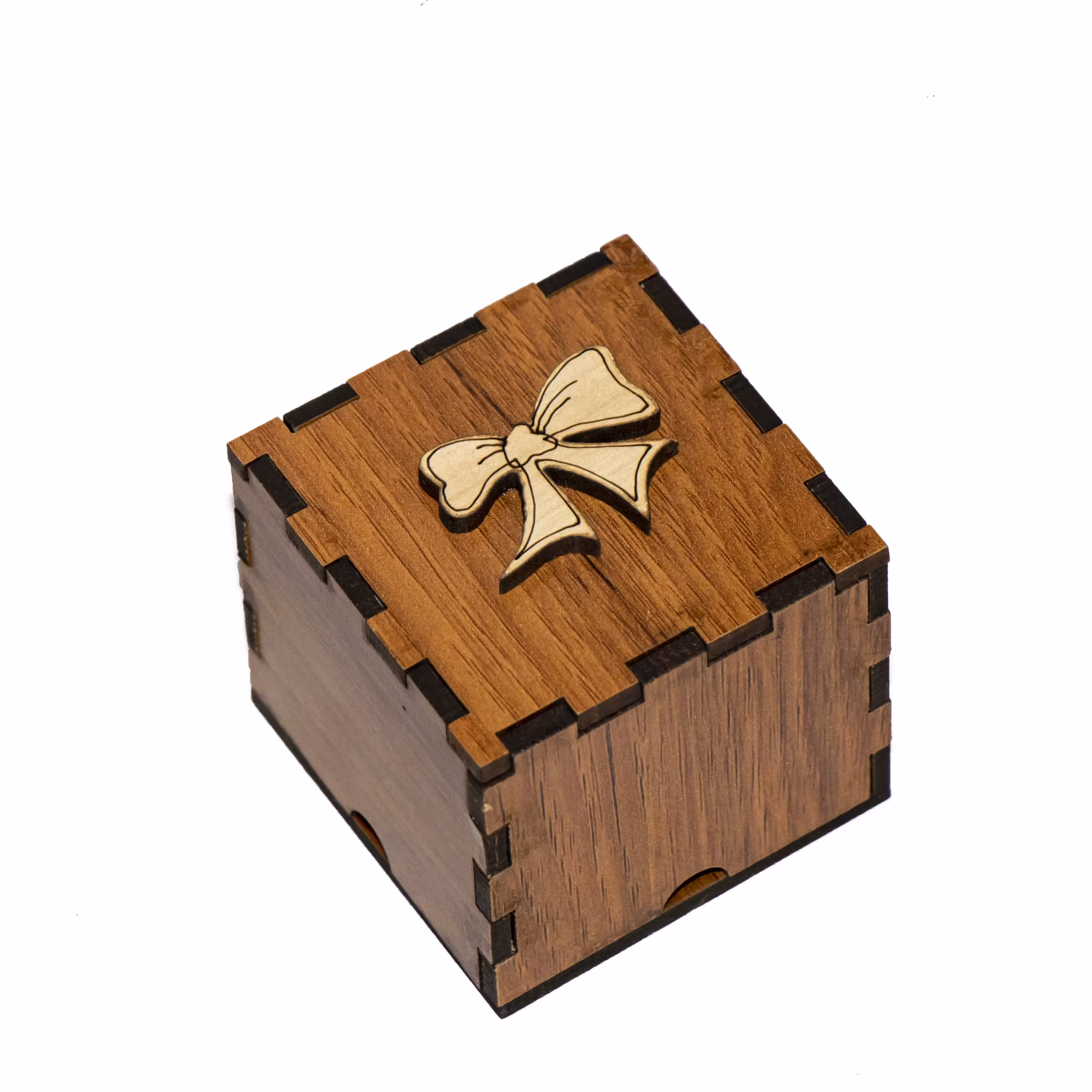 جعبه چوبی انگشتر کد 2