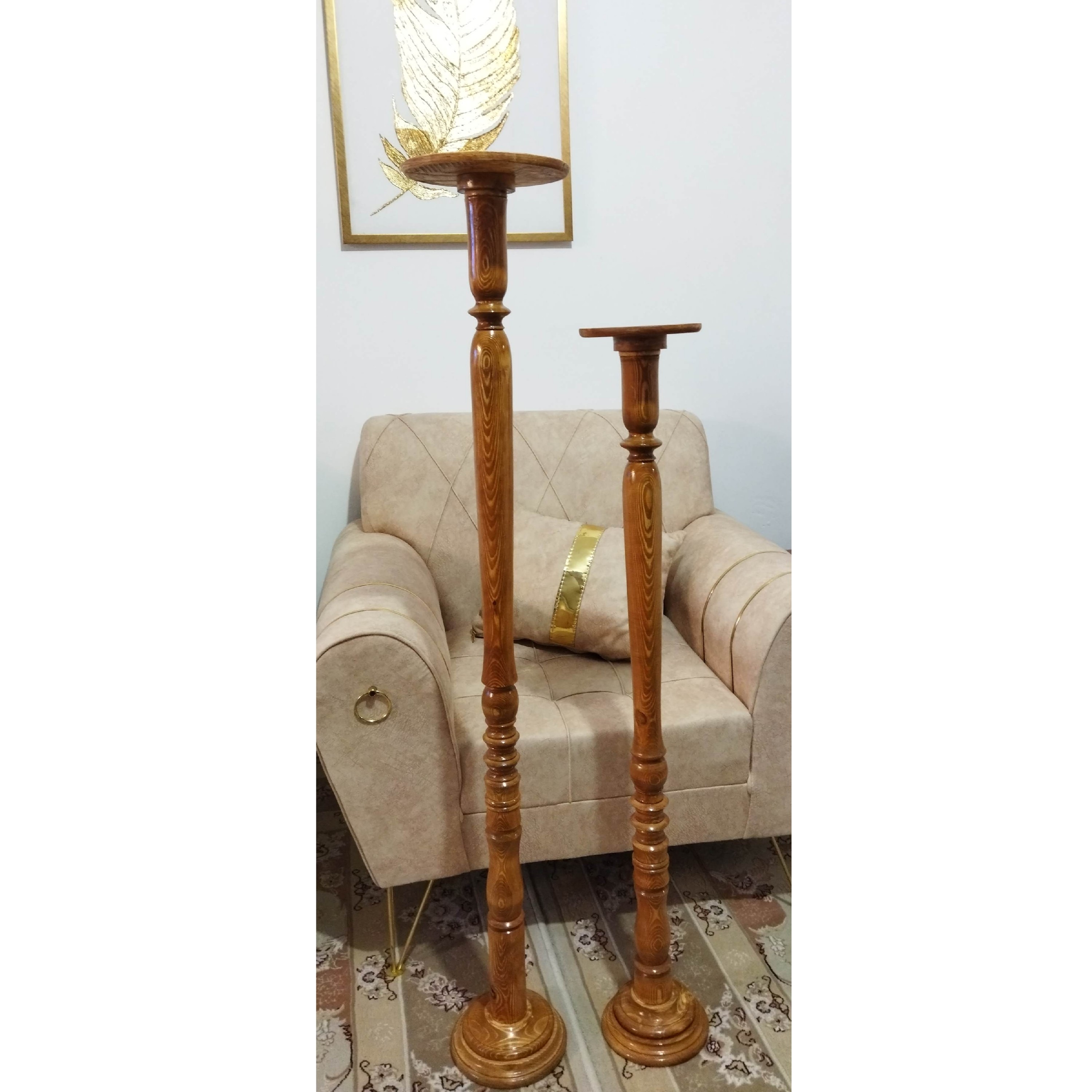 شمعدان کنار سالنی