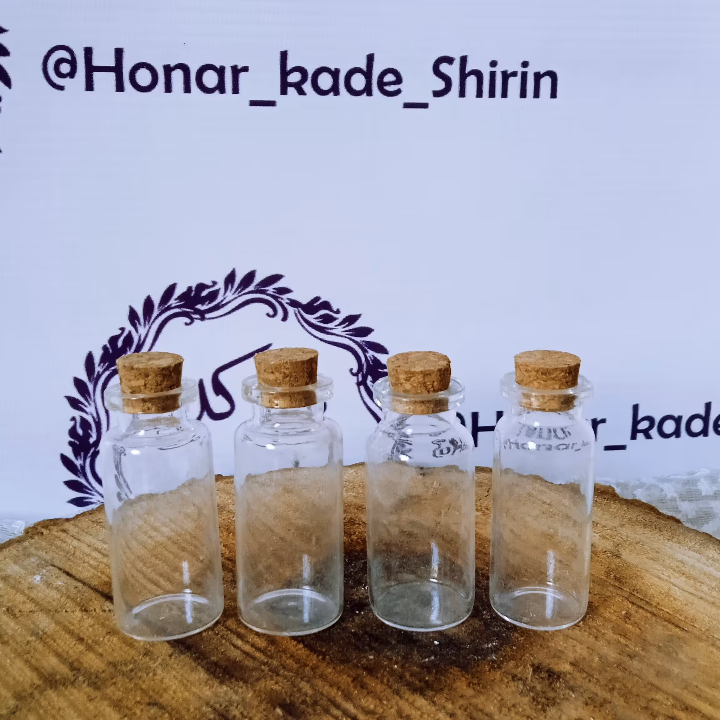 شیشه خام شیشه ویال گیفت