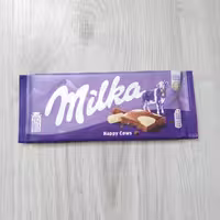 شکلات تخته ای میلکا آلمانی Milka با طعم شیر و شکلات بسته 100گرمی
