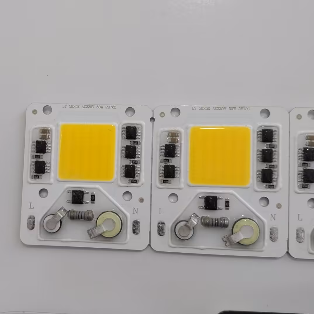 چیپ پروژکتوری  cob  50 وات آفتابی220 ولت