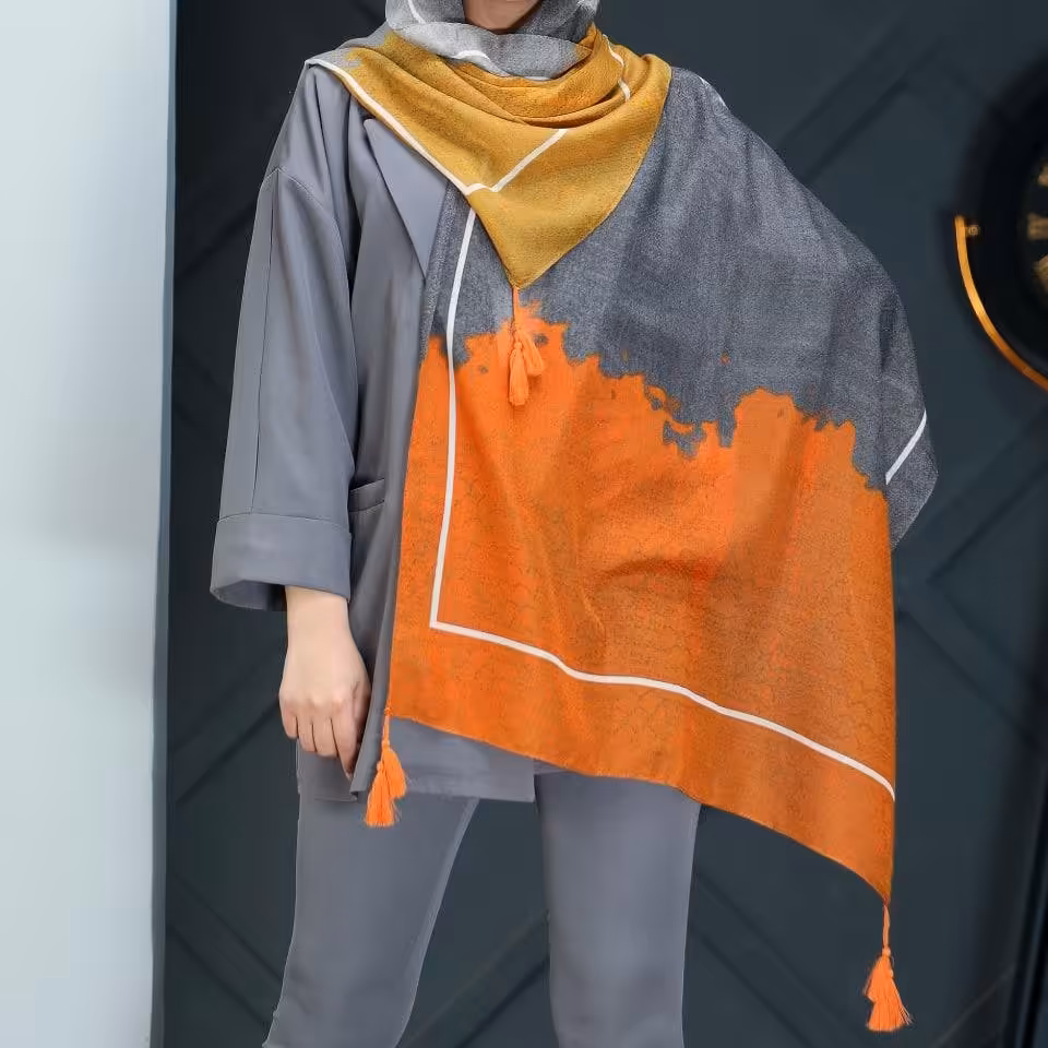 شال نخی طیفی.در 8 رنگ عالی