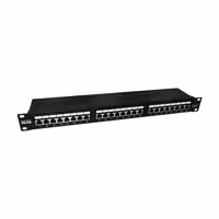 پچ پنل 24 پورت Cat6 کی نت پلاس مدل V-NPC6U024