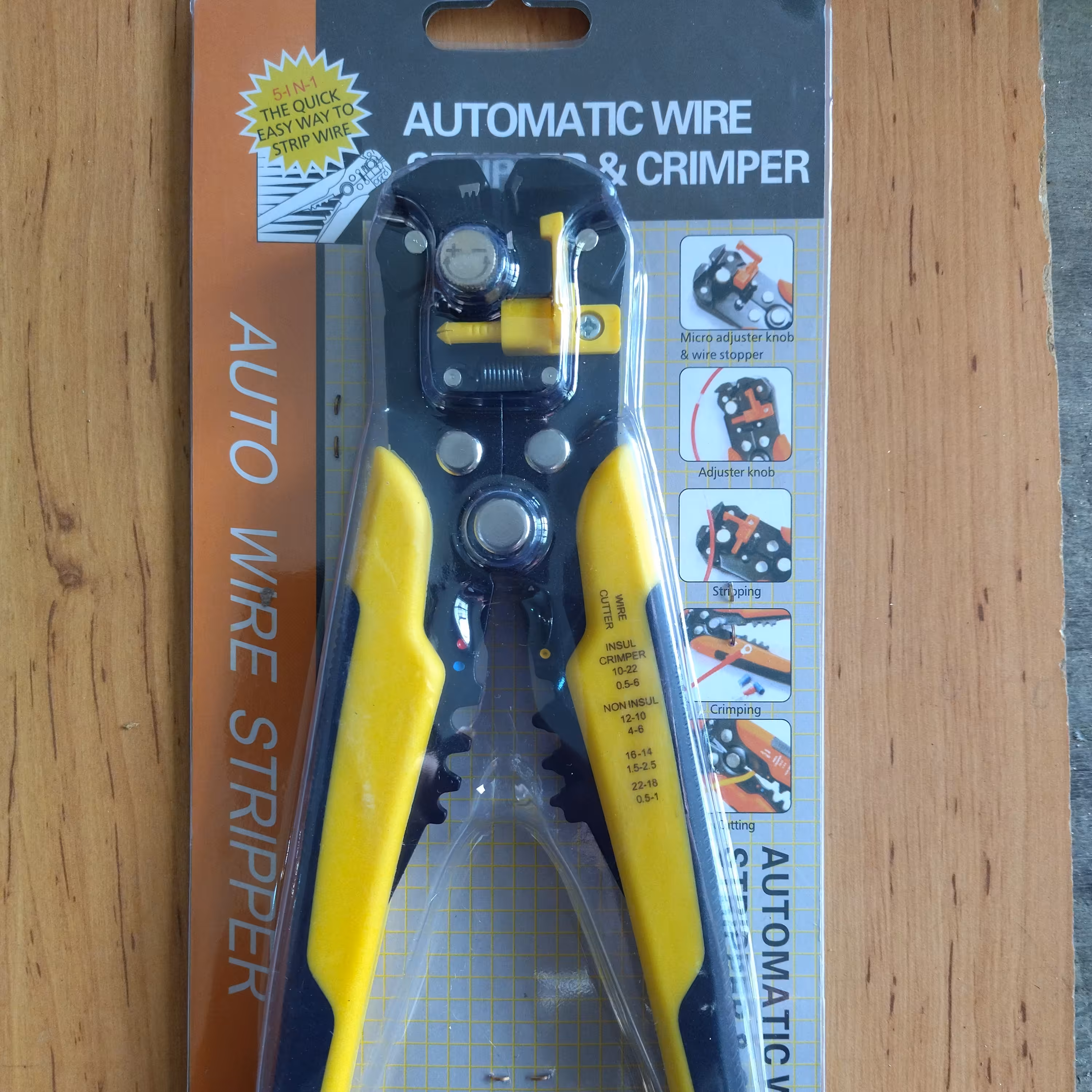 سیم لخت کن اتوماتیک 8  اینچ مدل 5IN1 