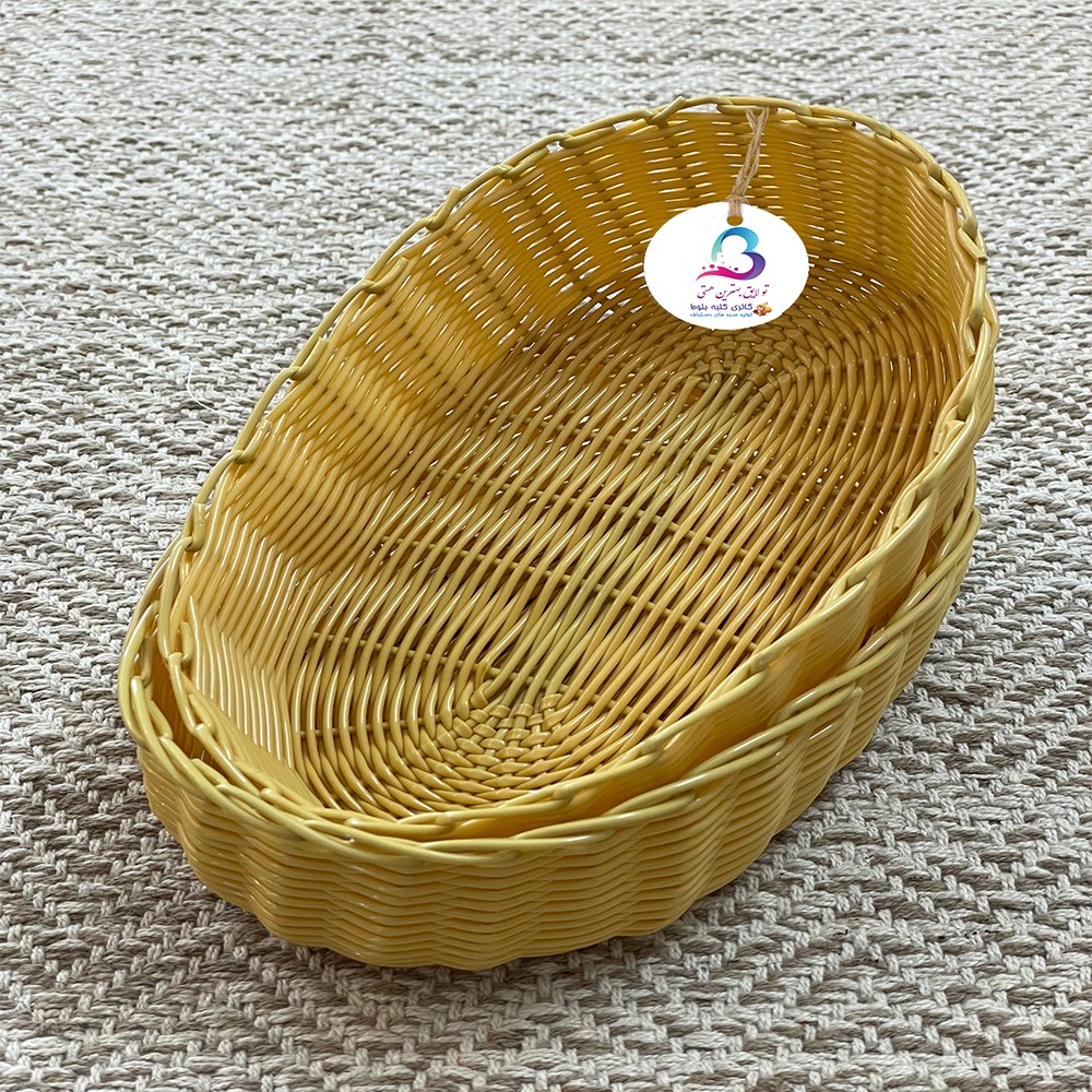 سبد نان و سبزی ارغوان مدل کمند