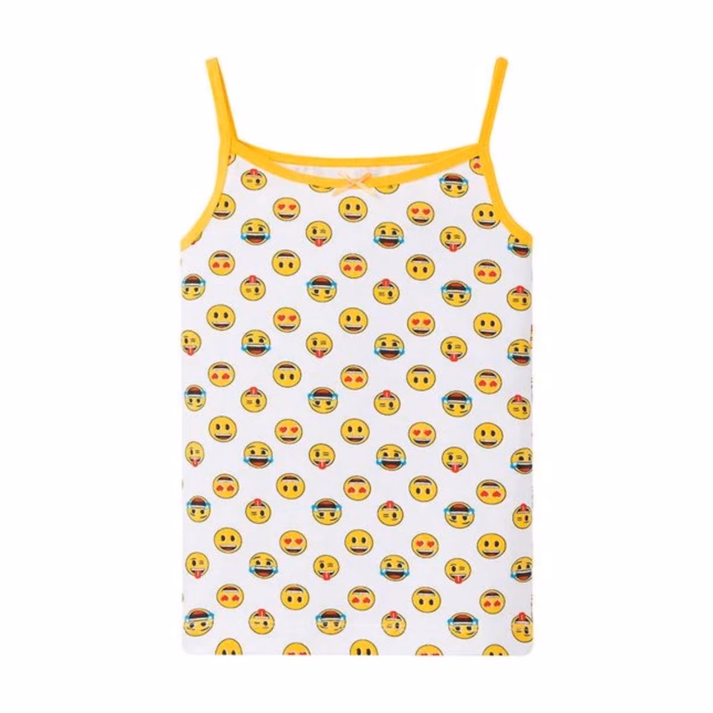 تاپ دخترانه ایموجی زرد برند ایموجی سایز 12 تا 24 ماه 