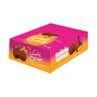 پشمک شکلاتی قلبی میوه ای شیرین وطن (جعبه ای) پرتقال و توت فرنگی