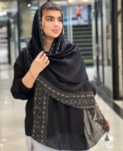 شال حاشیه دار