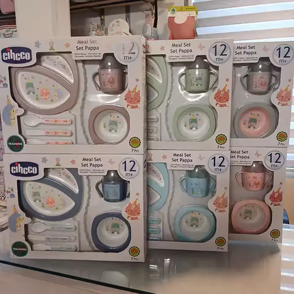 ست غذا خوری 6 تکه نوزاد برند سیهکو cihcco