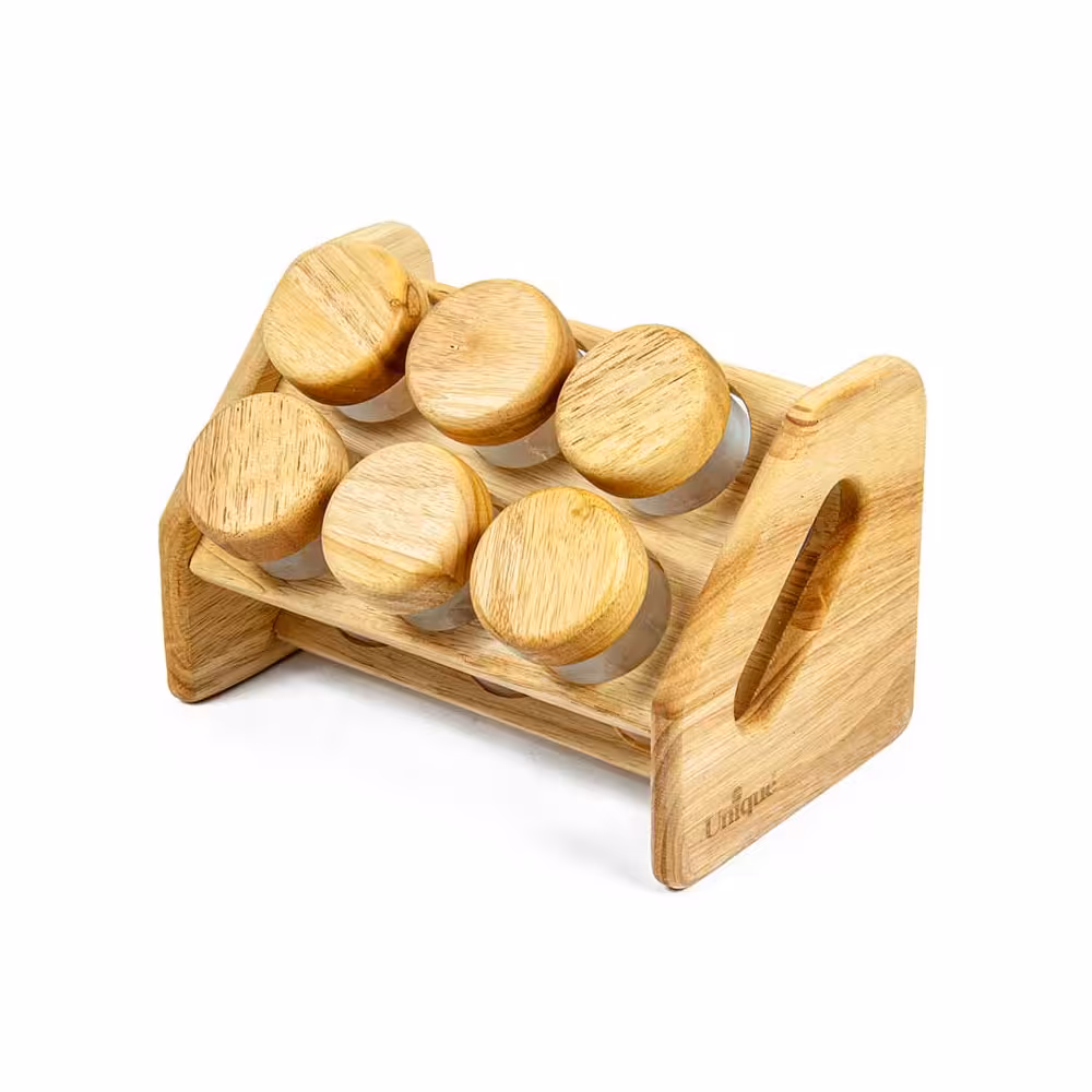 ادویه 6 تایی پایه کج یونیک مدل 6101