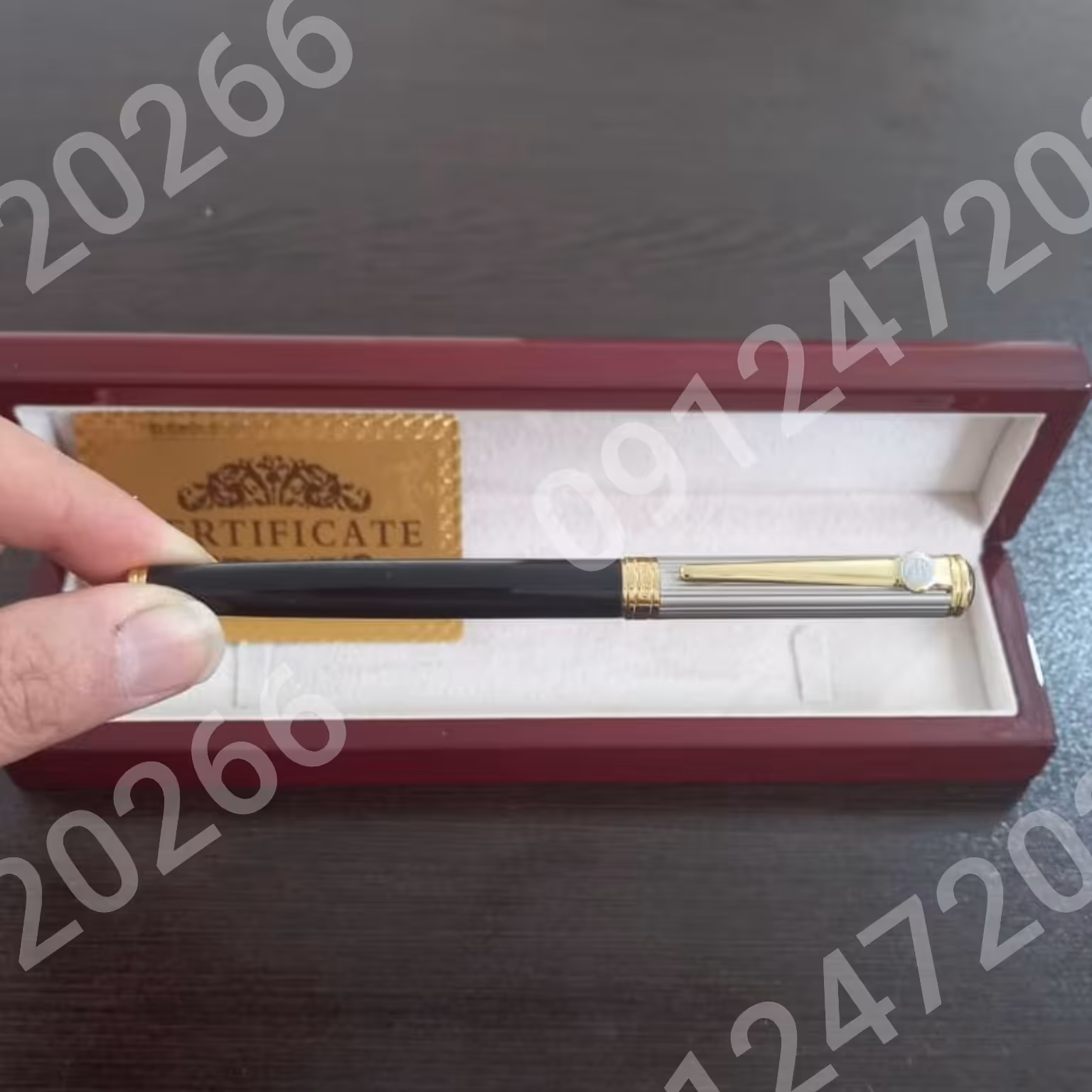 روانویس روکش طلا24 عیاری طرح مارال با حک اسم رایگان و شناسنامه 