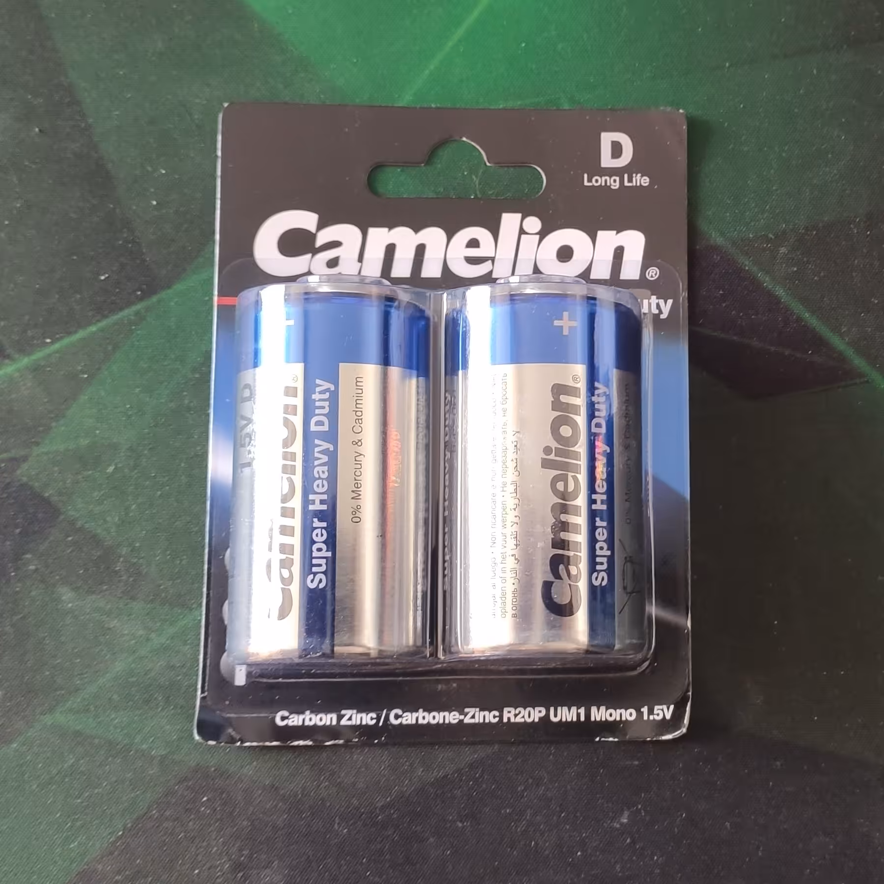 باتری بزرگ کملیون اندازه d