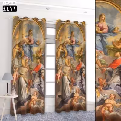 پرده تصویری طرح نقاشی کلاسیک