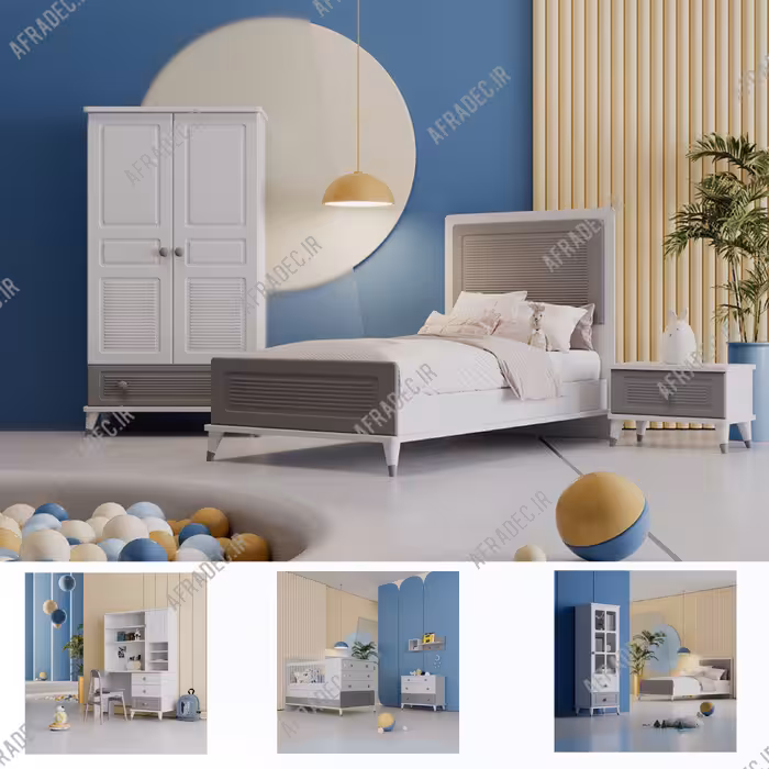 سرویس خواب نوزاد به نوجوان مدل آلسین