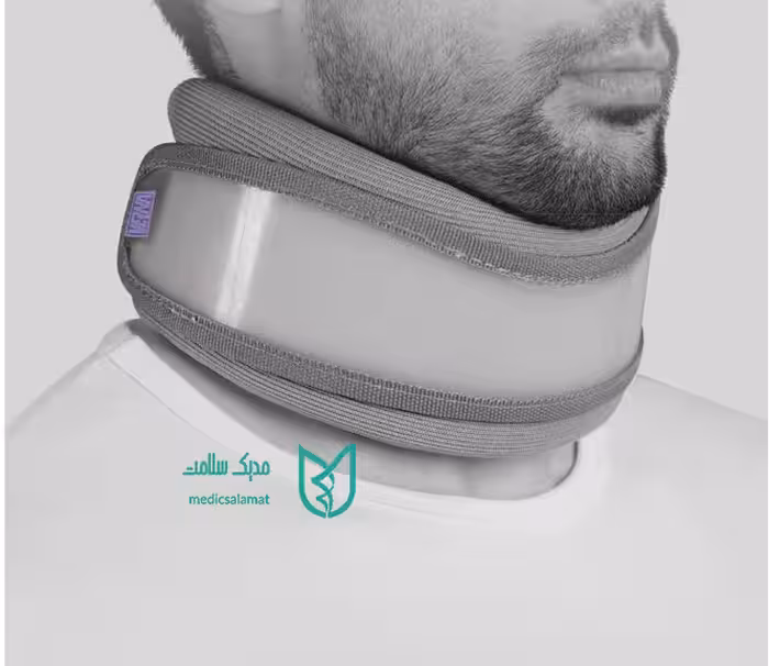 گردنبند طبی ریجید با فرم پلی اتیلن V102 ورنا verna