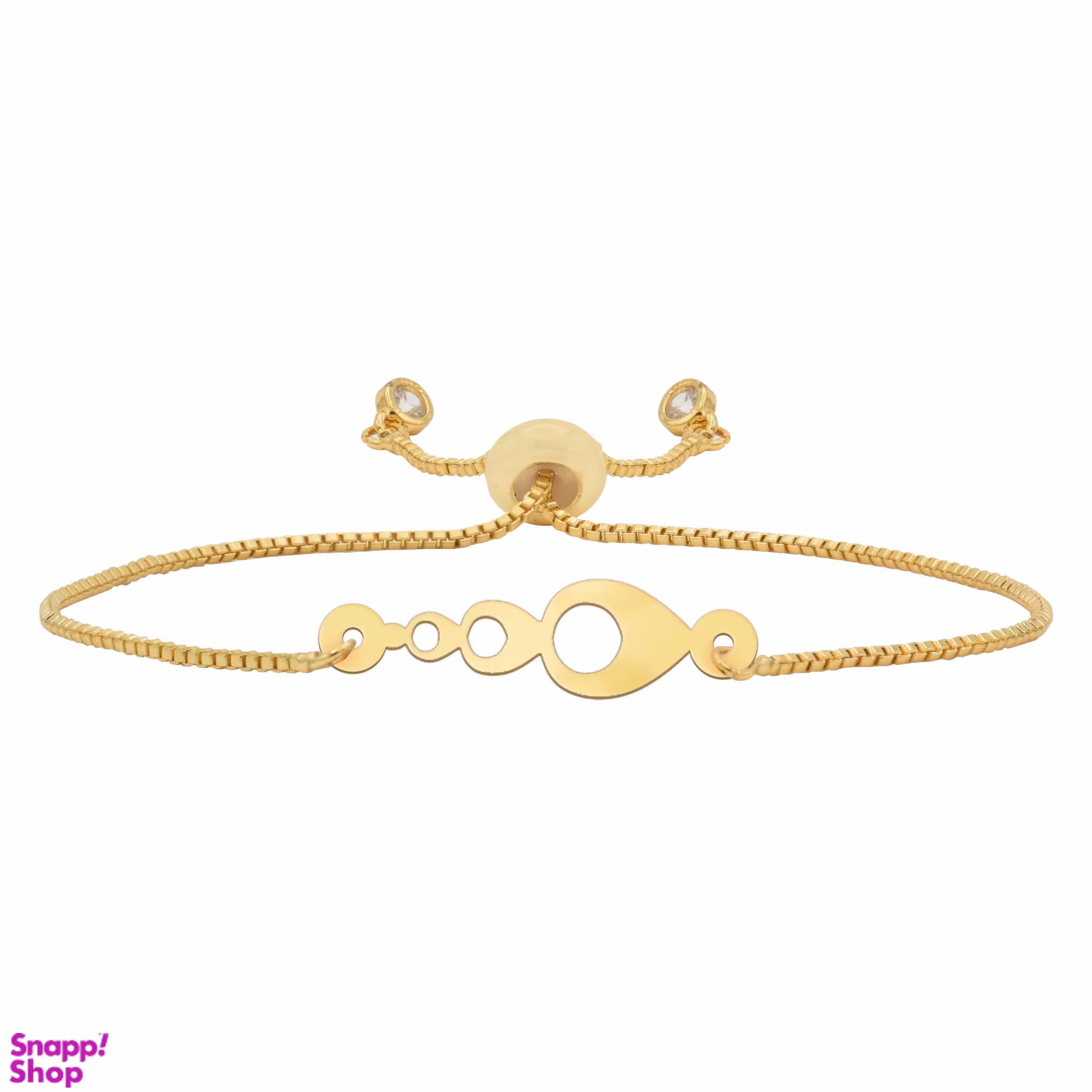 دستبند طلا 18 عیار مدل D19