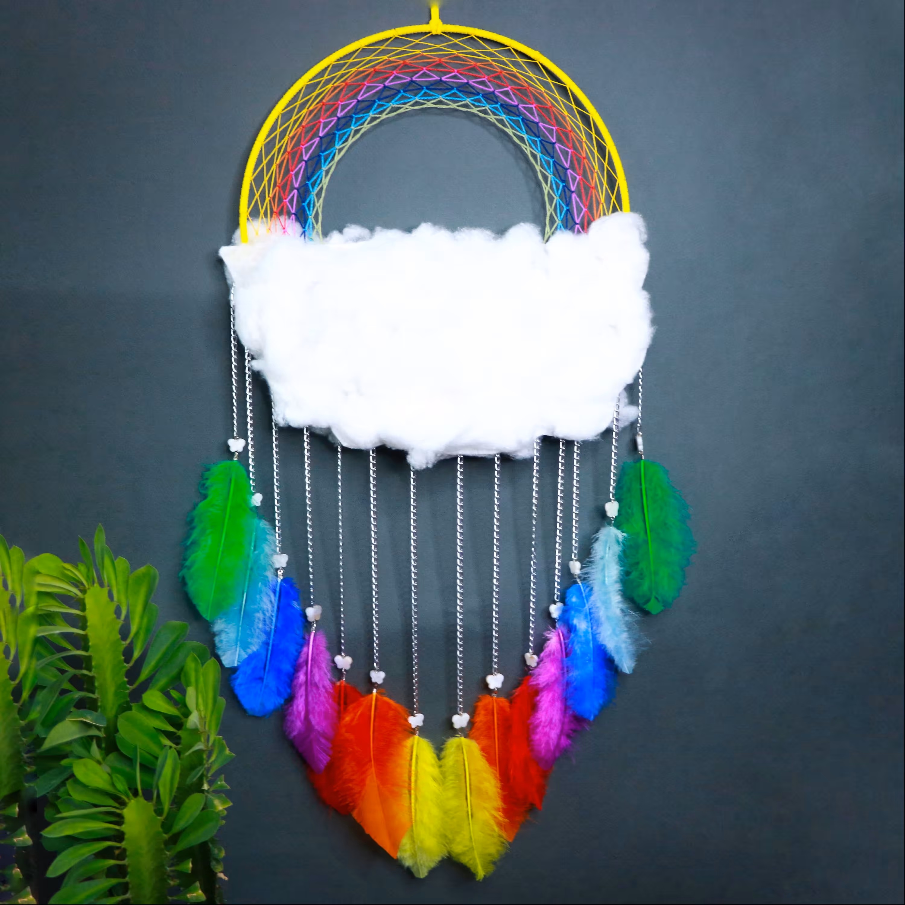 آویز دریم کچرطرح رنگین کمان