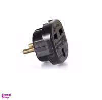 مبدل پریز برق 3 به 2 برنجی اطلس مدل 7700