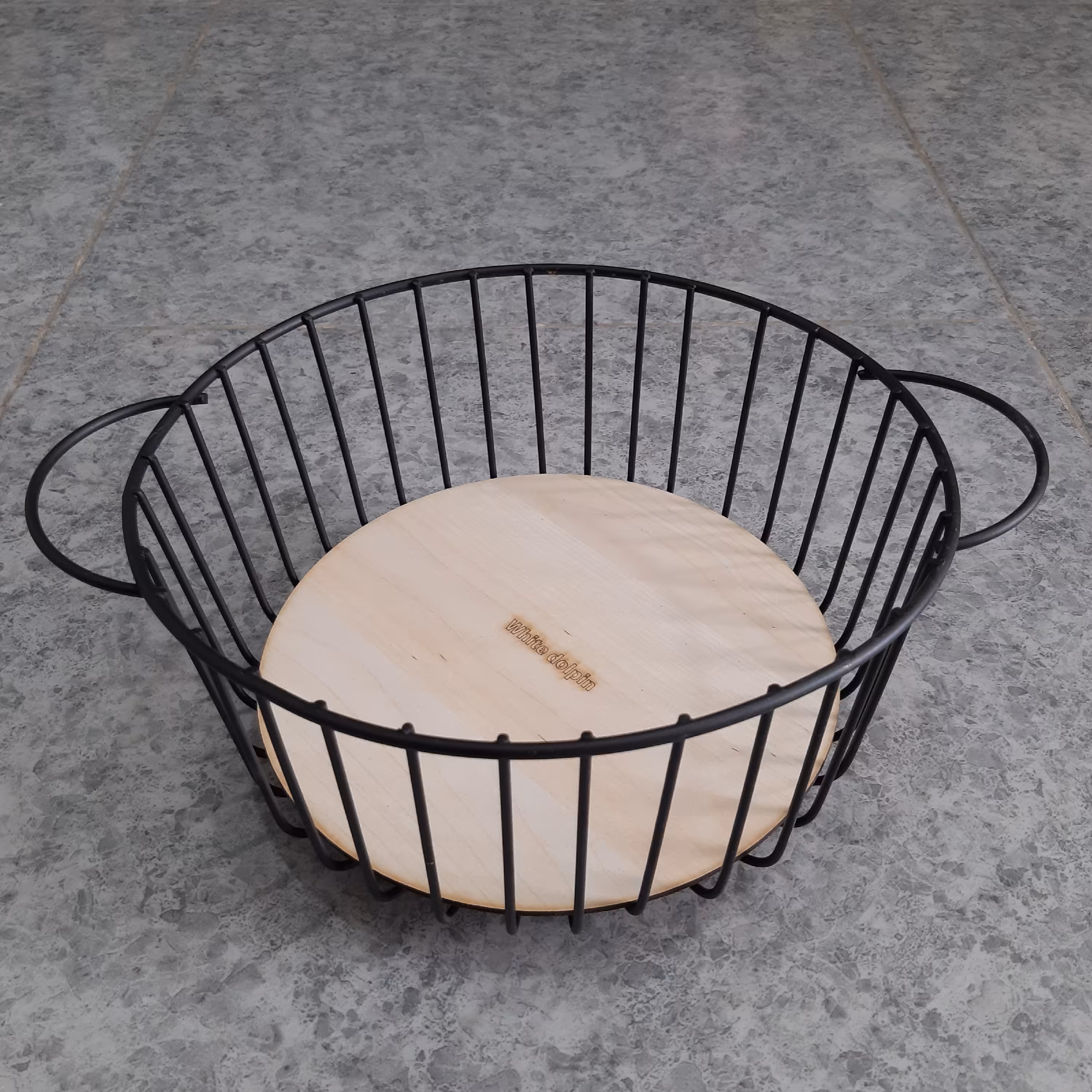 سبد میوه فلزی دسته دار