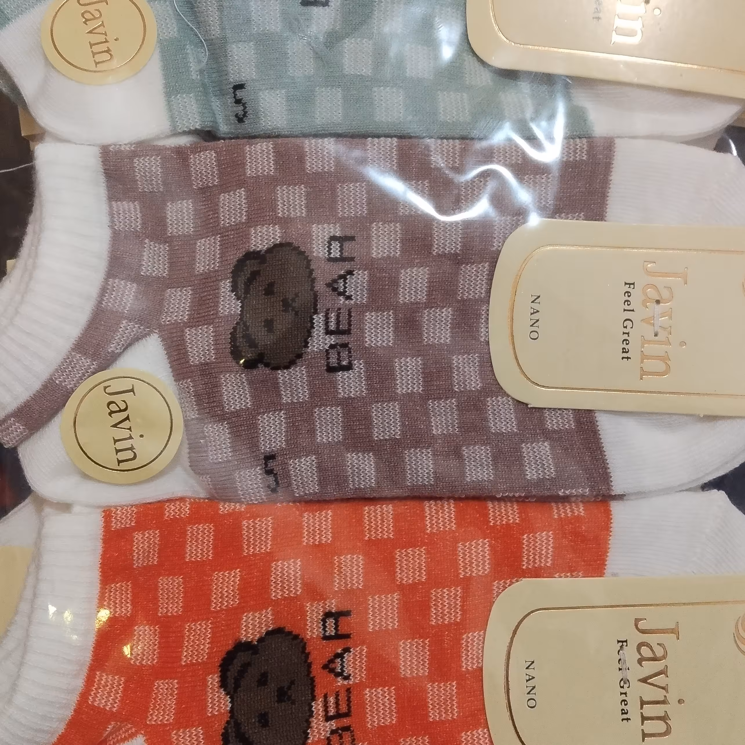 جوراب بچه گانه نخ پنبه 