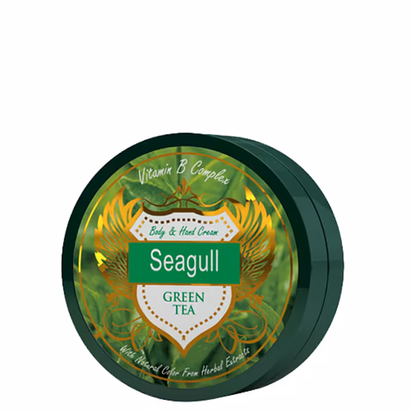کرم مرطوب کننده کاسه ای دست و بدن سی گل با عصاره چای سبز حجم 200 میلی لیتر