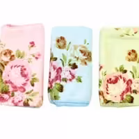 دستمال آشپزخانه گلدار آنجل سه عددی