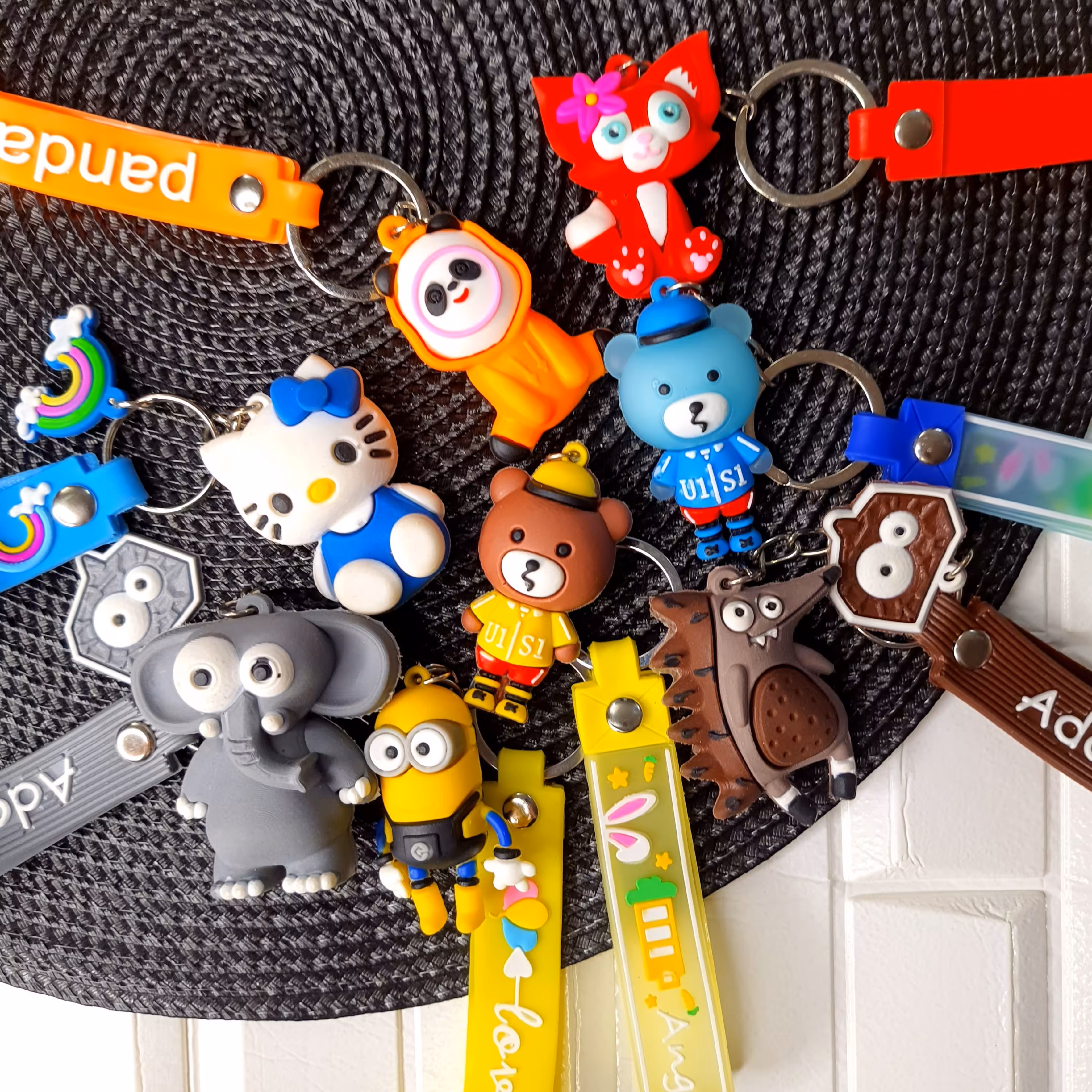 جاکلیدی فانتزی رنگی