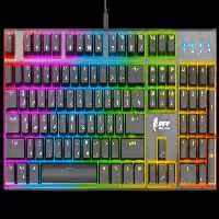 کیبورد سیمی گیمینگ Green مدل GK802-RGB با سوییچ آبی