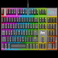 کیبورد سیمی گیمینگ Green مدل GK802-RGB با سوییچ آبی