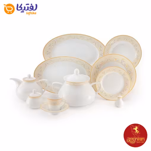 سرویس جنوا چینی زرین شهرزاد 12 نفره 108 پارچه