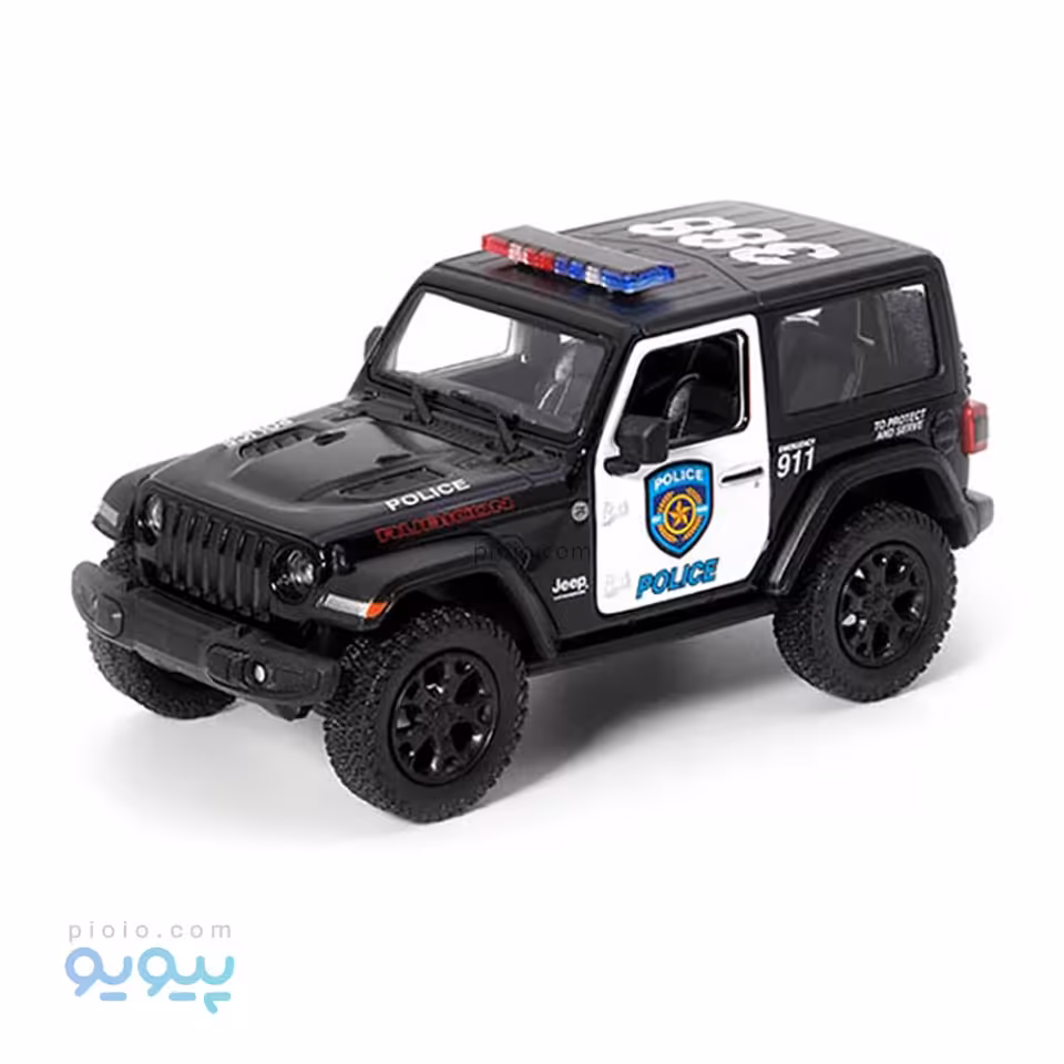 ماشین فلزی پلیس Jeep Wrangler