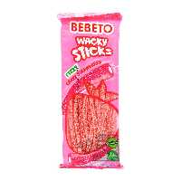 پاستیل شکری لوله ای توت فرنگی ترش ( گیاهخواری ) 175 گرم ببتو – bebeto