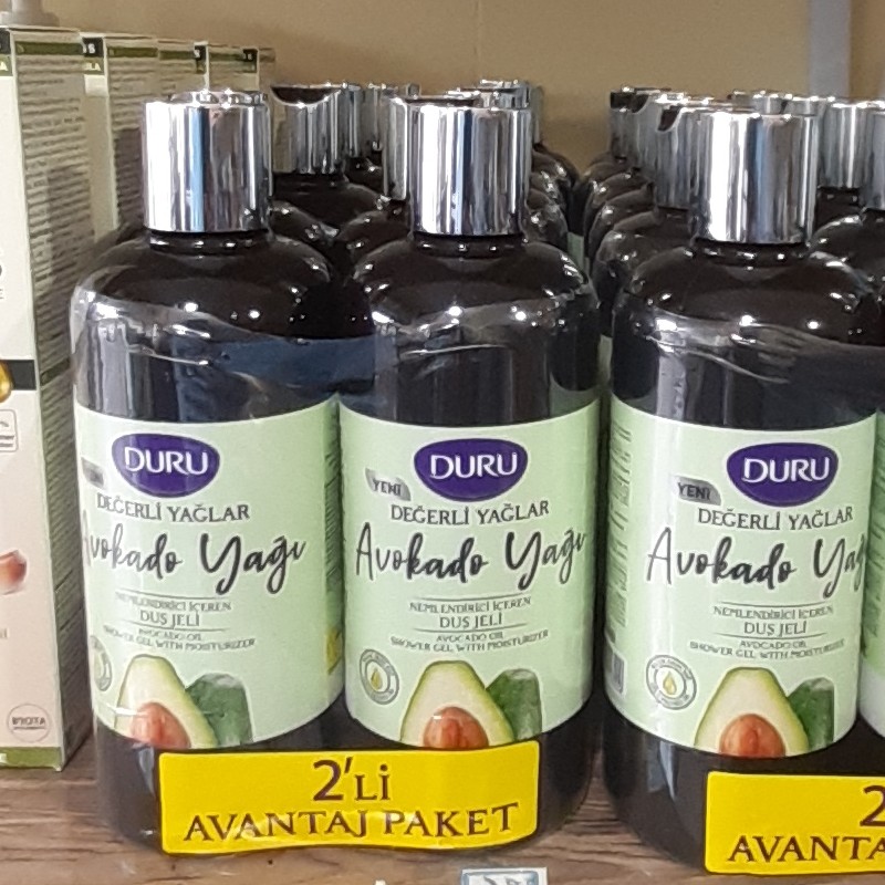شامپو بدن آووکادو دورو Duru Avocado Oil حجم 500 میلی لیتر پک دوتایی 500 باضافه 500
